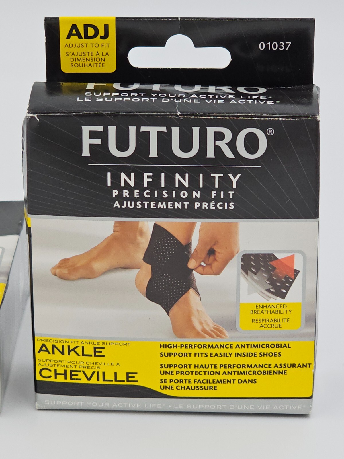FUTURO INFINITY PRECISION FIT ANKLE SUPPORT X2 NEW