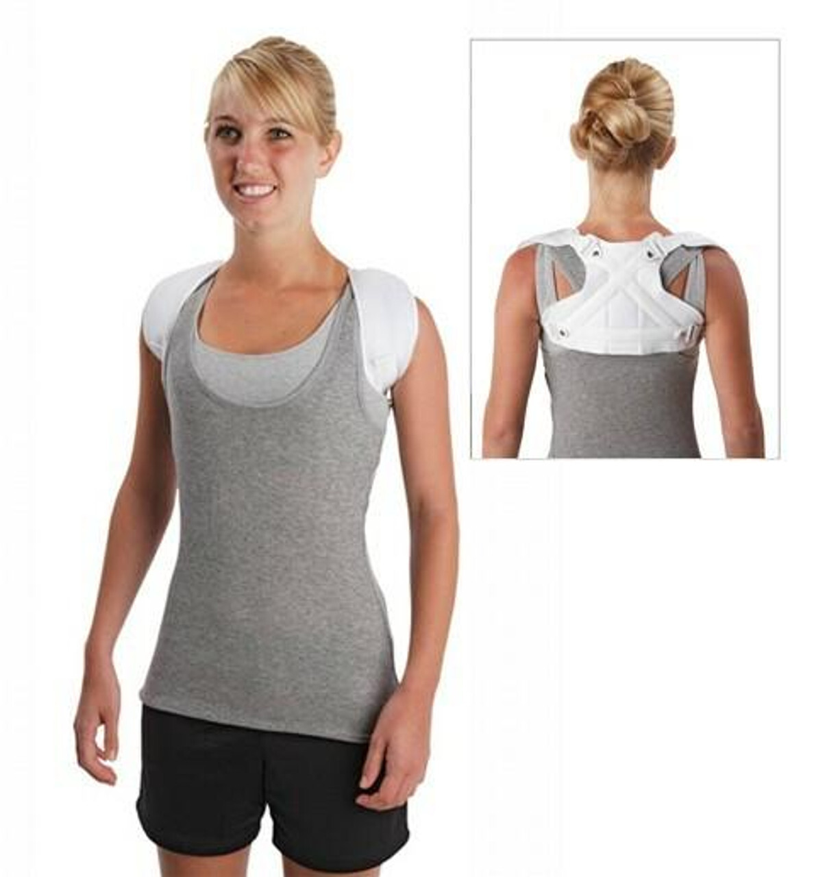 Ossur Front Closure Clavicle Support-BLACK