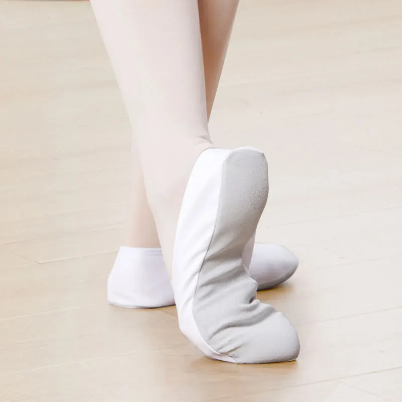 Girls Kids Pointe Shoes Dance Slippers Soft-soled Shoes Ballerina Practice Shoe