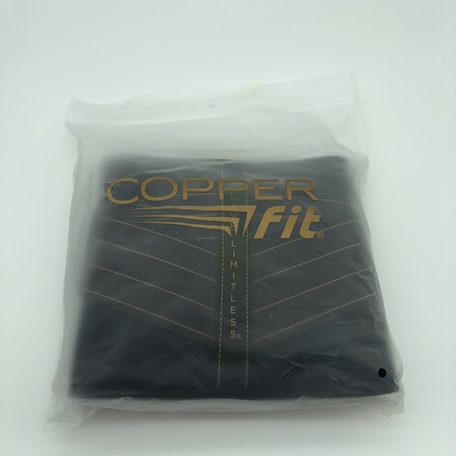 Copper Fit Advanced Back Pro Unisex 2XL/3XL Black Solid Compression Support Belt
