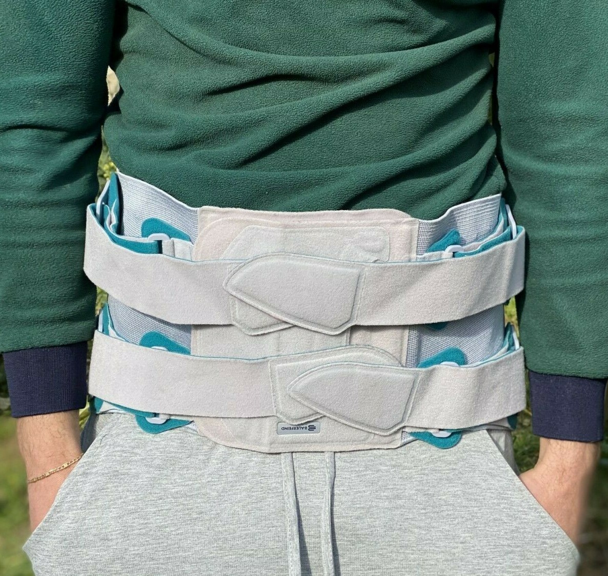 Bauerfeind Secutec LUMBO short Vertebral Stabilization Spine Back Support Size 4