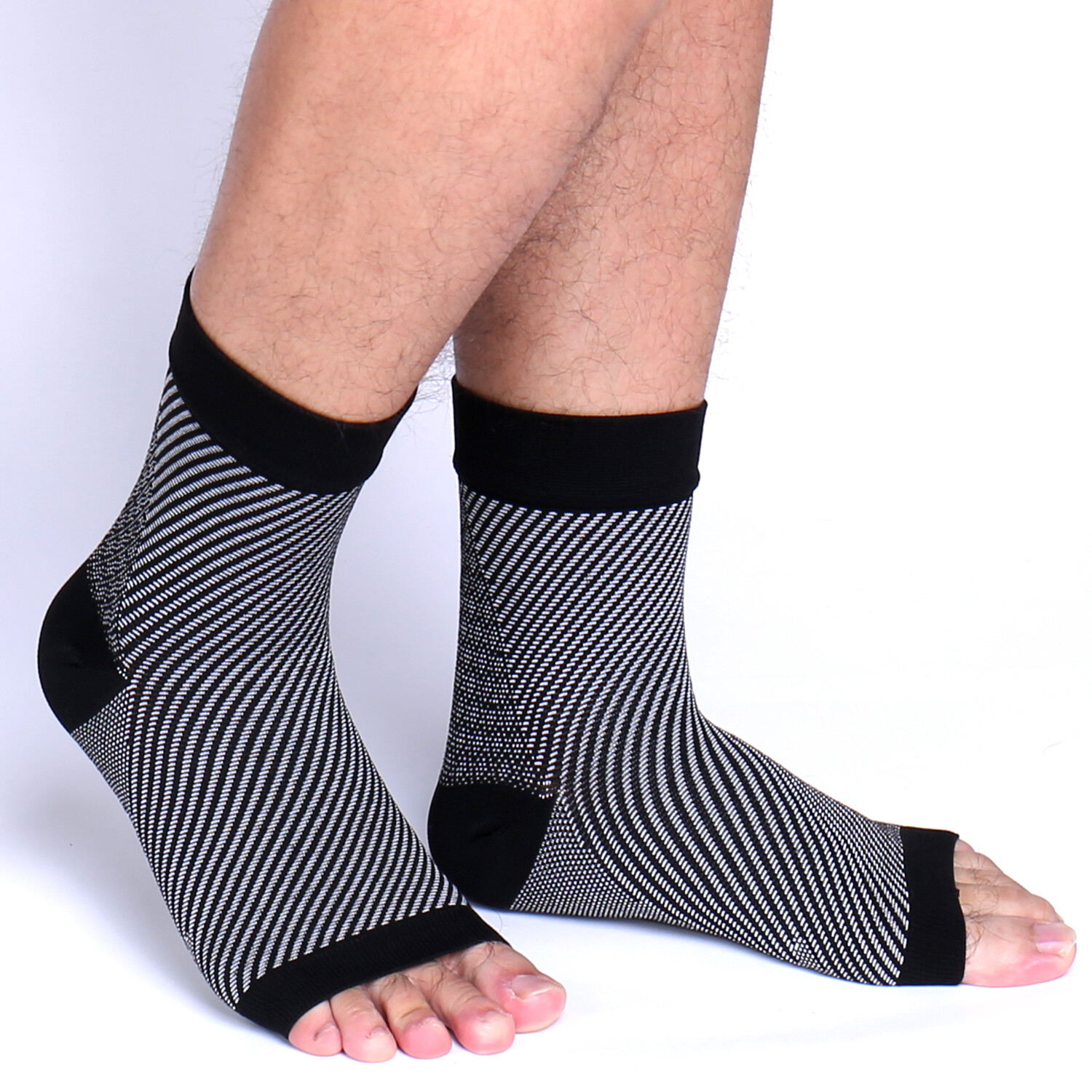Foot Brace Compression Socks Angel Ankle Sport Support Sleeve Blood Circulation