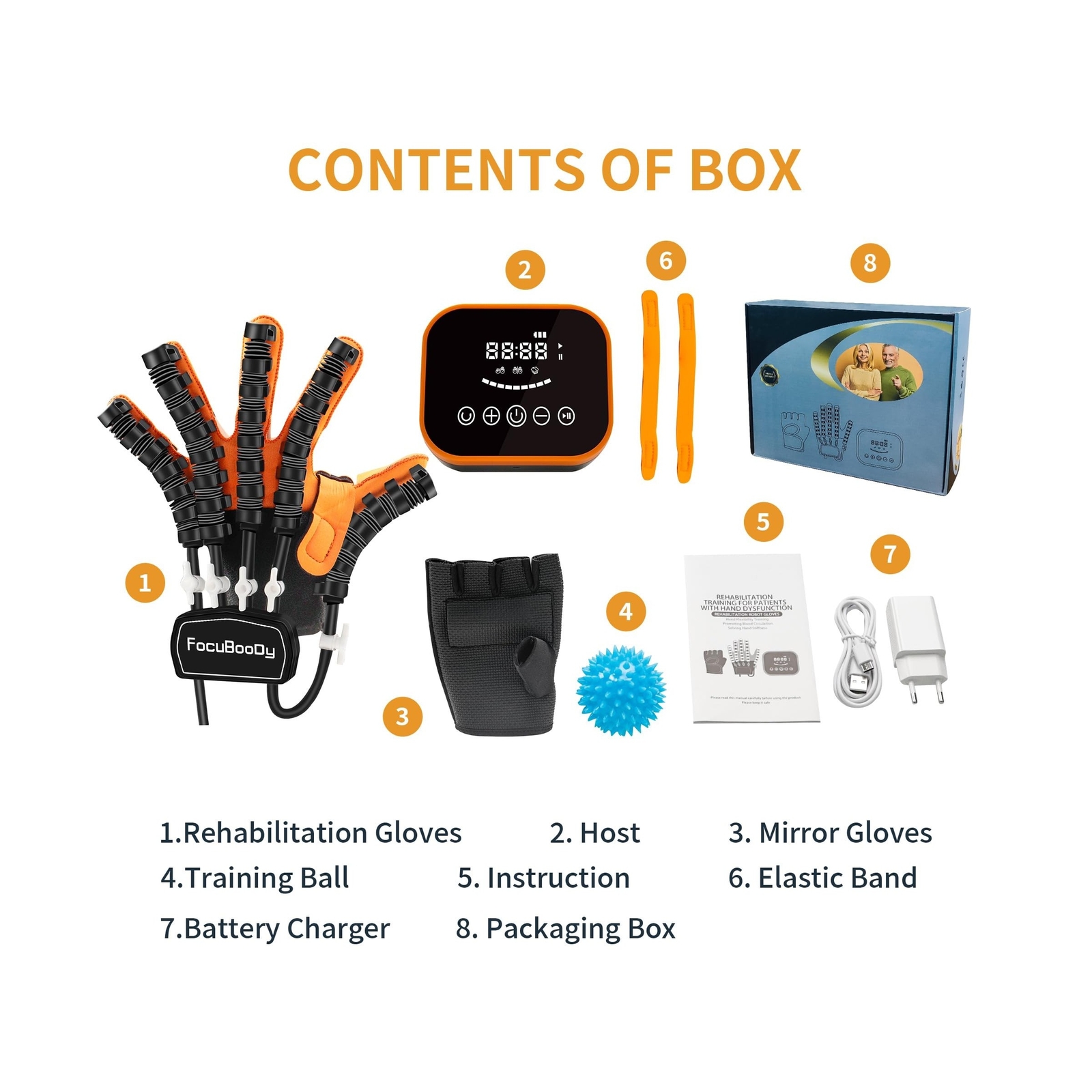 Rehabilitation Robot Gloves Equipment For Stroke Recovery, Hand Strength Exer…