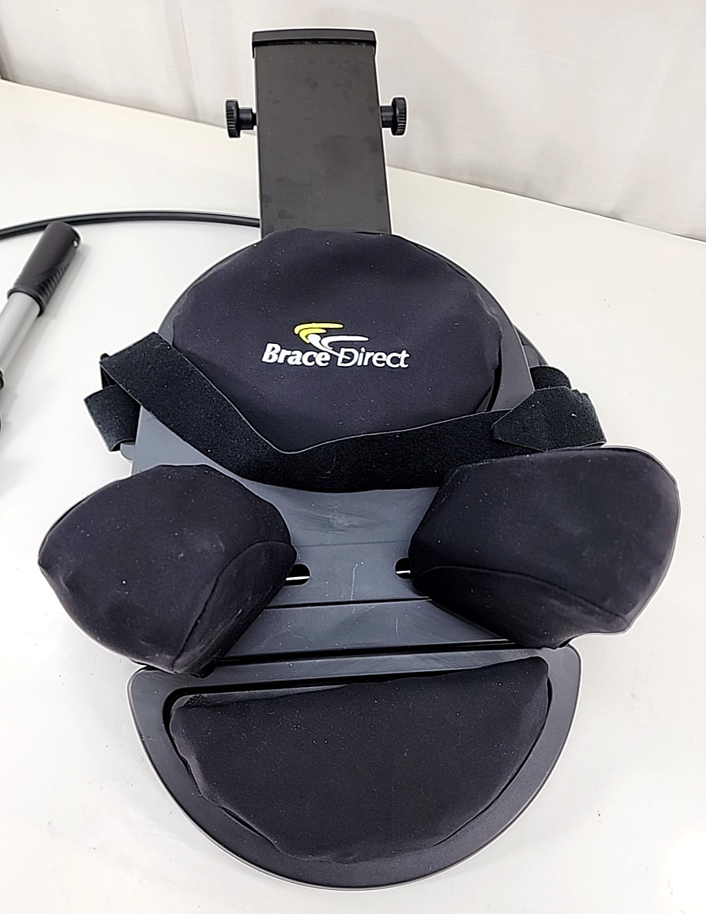 Brace Direct Cervical Neck Traction Unit – Black, Home Use Portable Posture Pump
