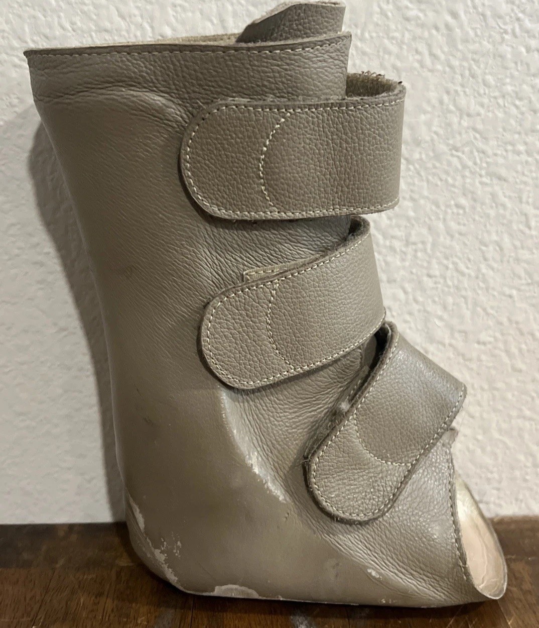 AZAFO Arizona Leather AFO Orthopedic Boot Right Foot Brown w/ Straps