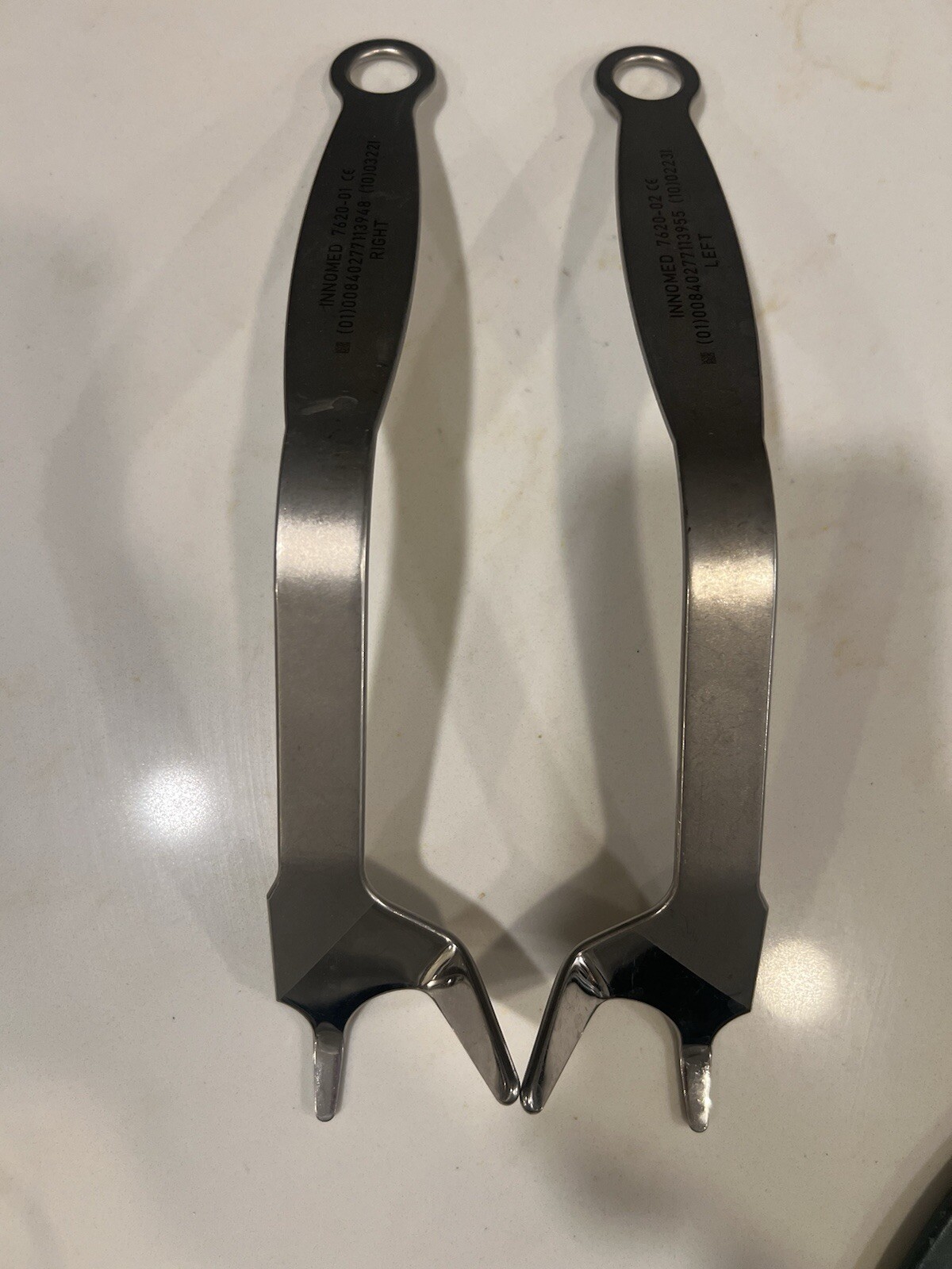 Set Of Left And Right Orthopaedic Hip Retractors
