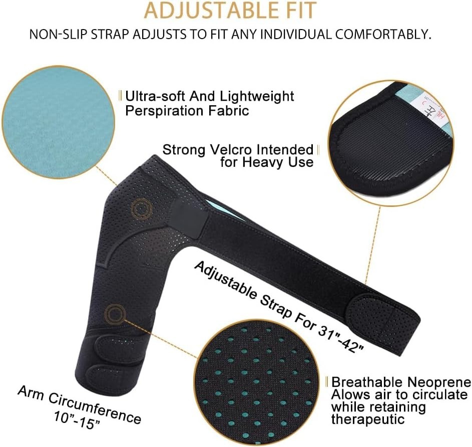 Adjustable Neoprene Shoulder Brace – Effective Support for Rotator Cuff Injuries