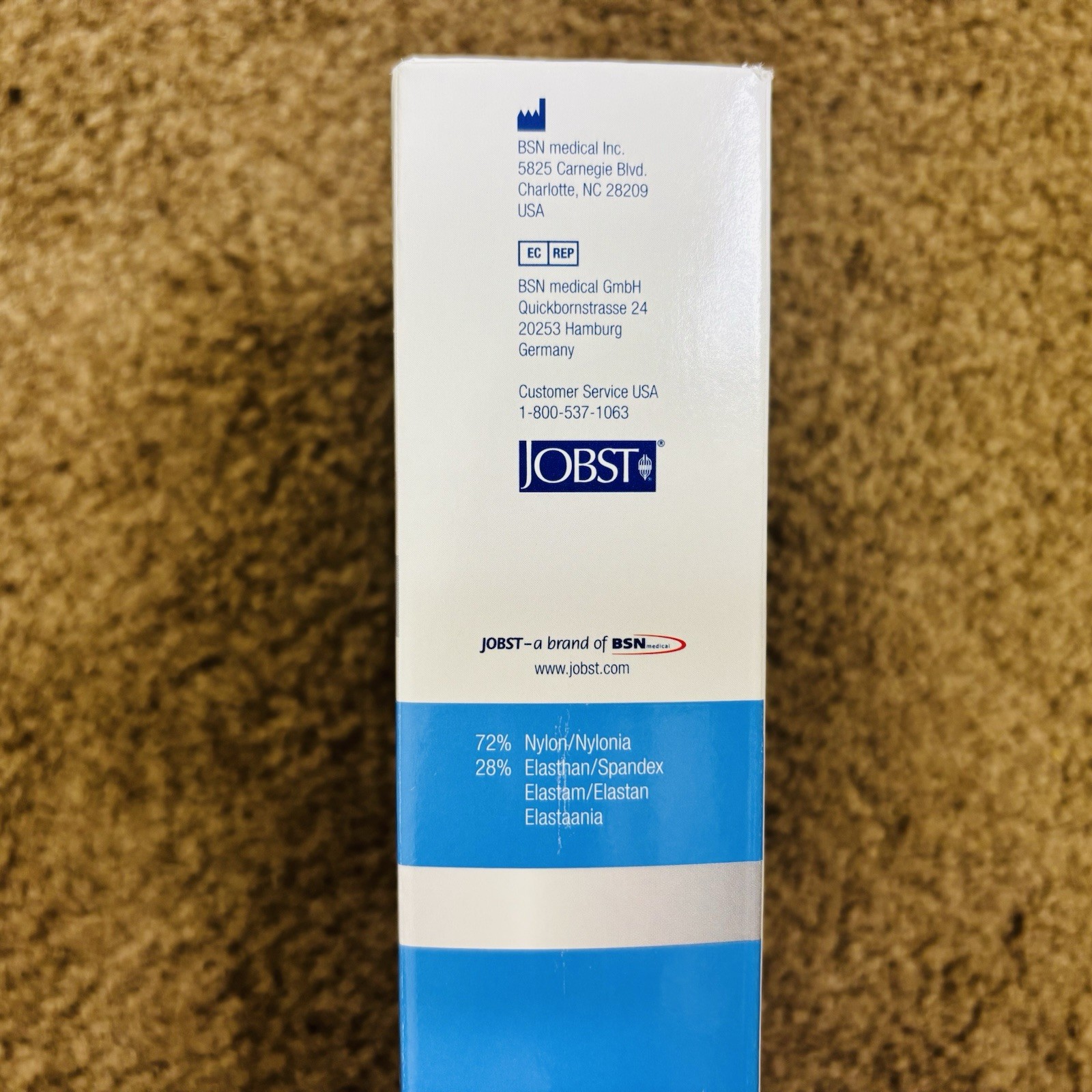 Jobst UltraSheer Womens S Waist High 15-20 mmHg Compression Stockings Pantyhose