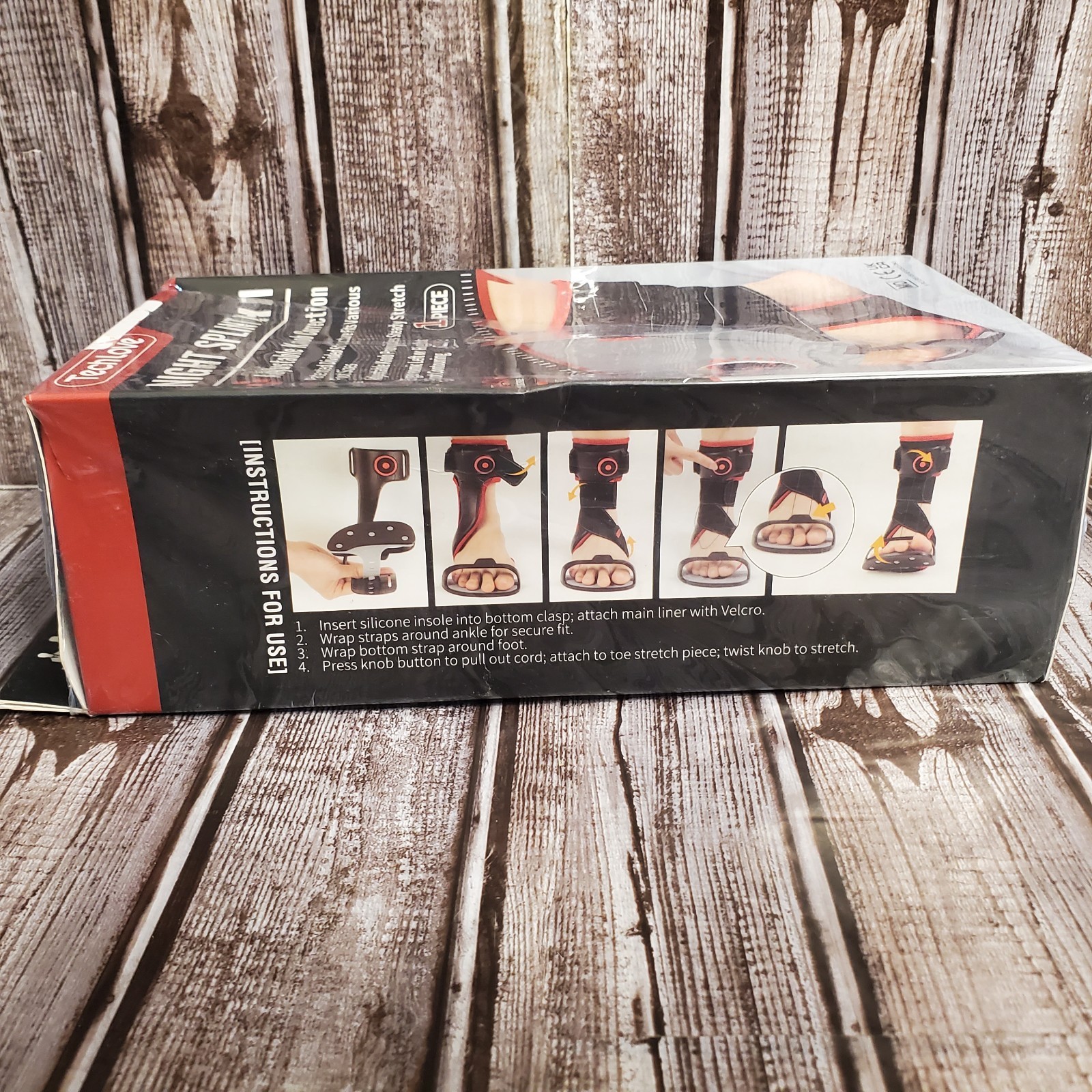 Tech Love Plantar Fasciitis Night Splint – Left Foot, New In Box