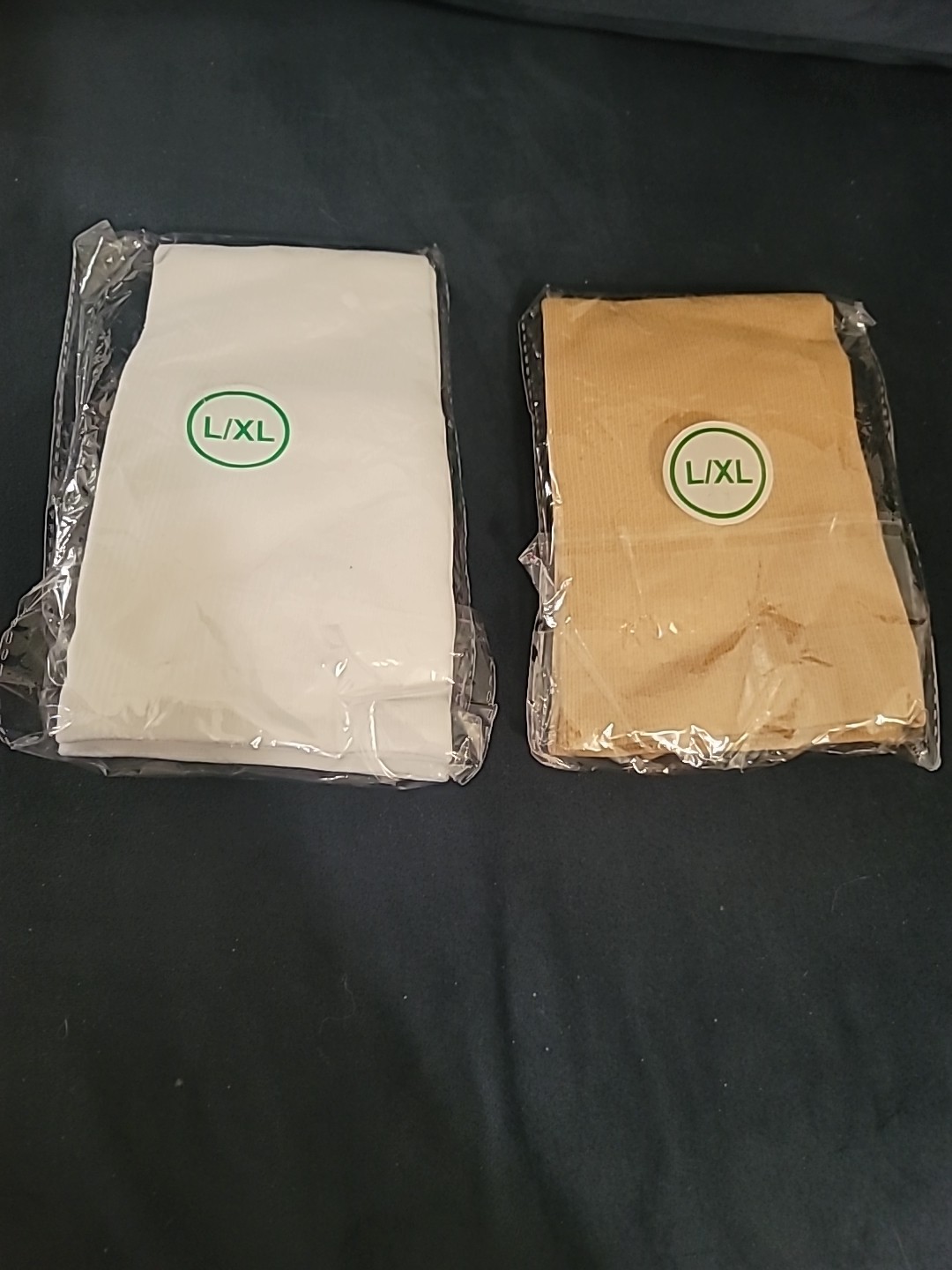 Compression Socks 20-30 mmHg Medical Knee High Socks Open Toe L/XL New Lot of 2