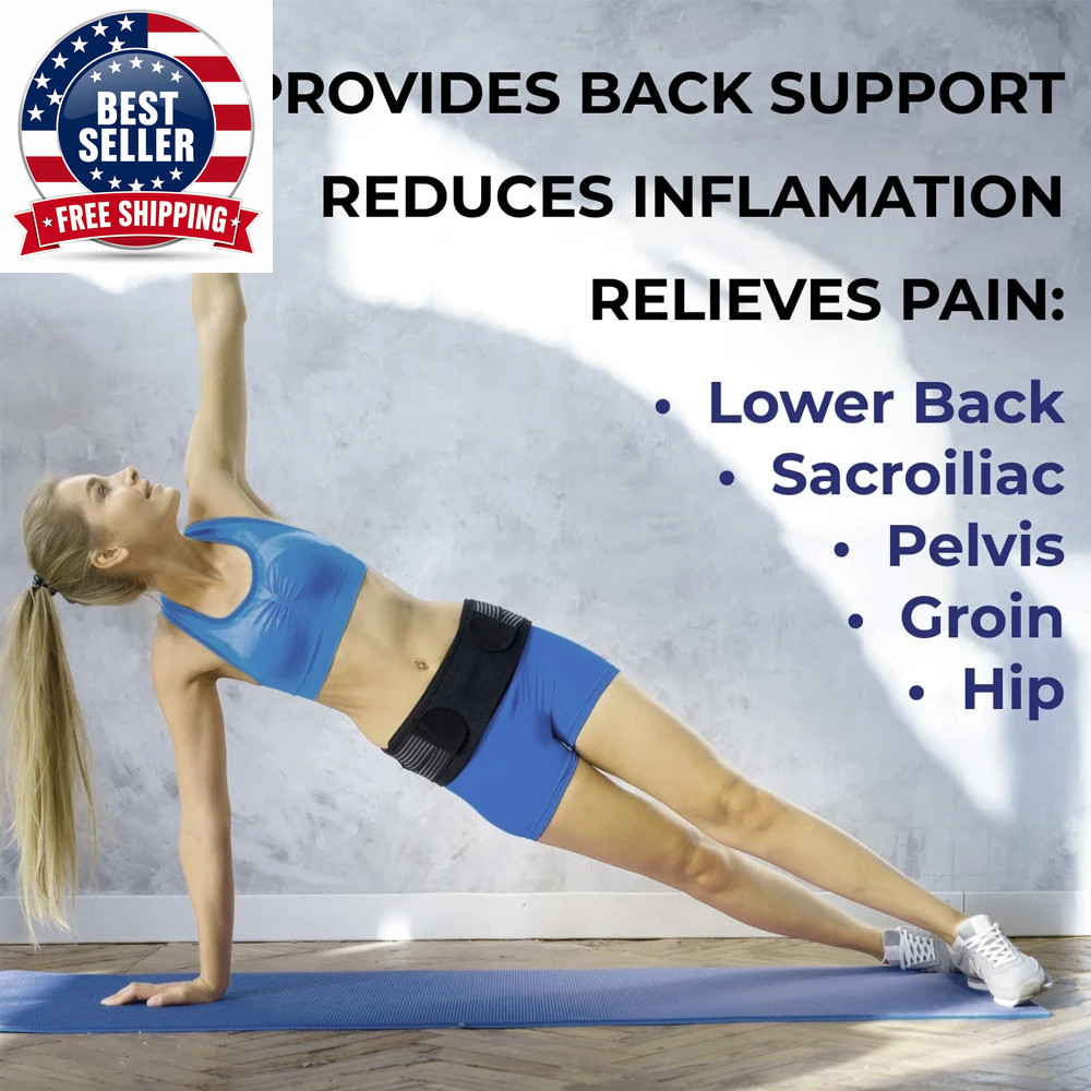 1PC Si Joint Dysfunction Back Brace Trochanteric Belt, Sacroiliac Hip Brace for