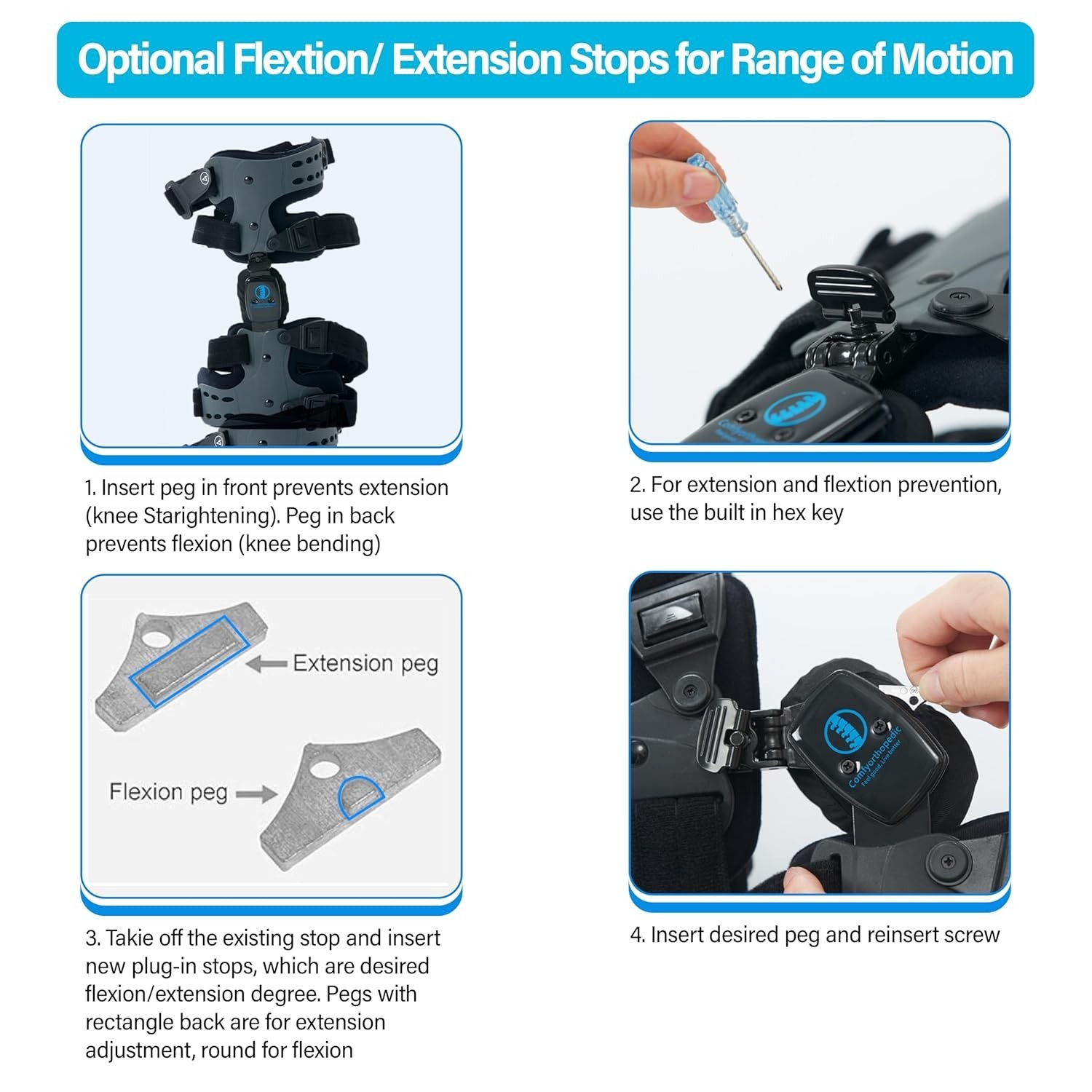 Men & Women OA Unloader Knee Brace, Medial Arthritis Pain & Osteoarthritis Of…