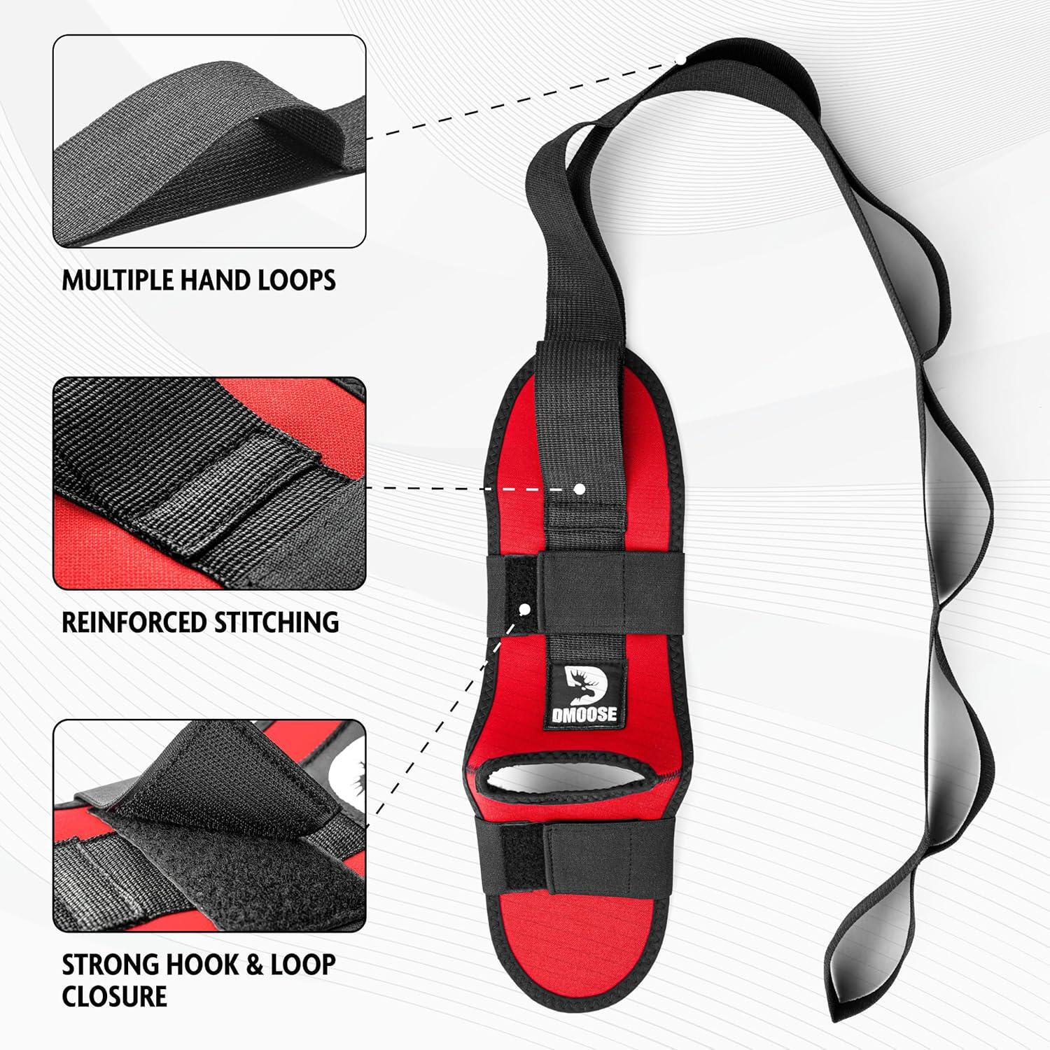 DMoose Calf Stretcher And Foot Stretcher For Plantar Fasciitis – Hamstring Strap
