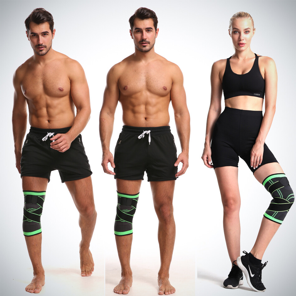 Knee Sleeves Compression Tendon Brace Support Sport Joint Injury Pain Arthritis
