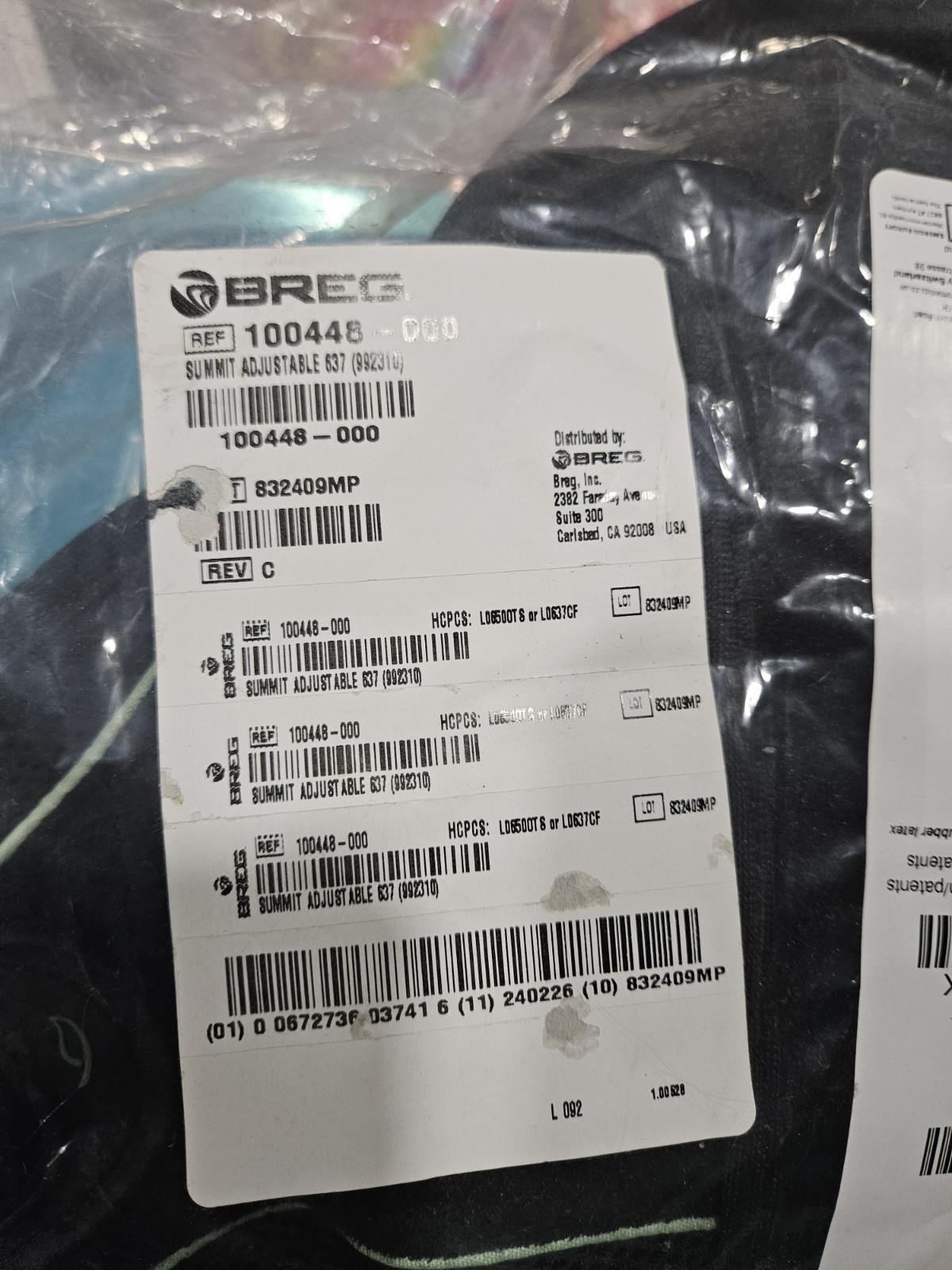 Aspen Summit 637 Adjustable Back Brace LSO Breg 992310 – Brand New In Bag