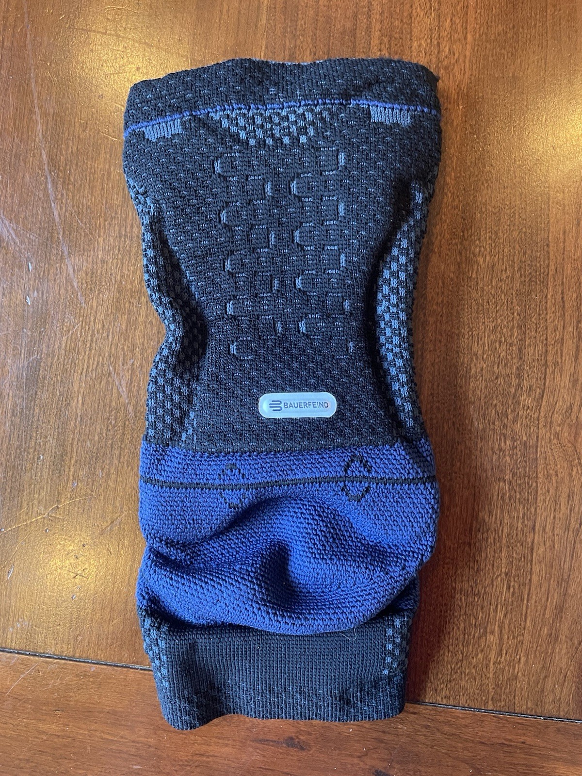 Bauerfeind AchilloTrain Achilles Tendon Support Size 6 Ankle/Foot Black/Blue