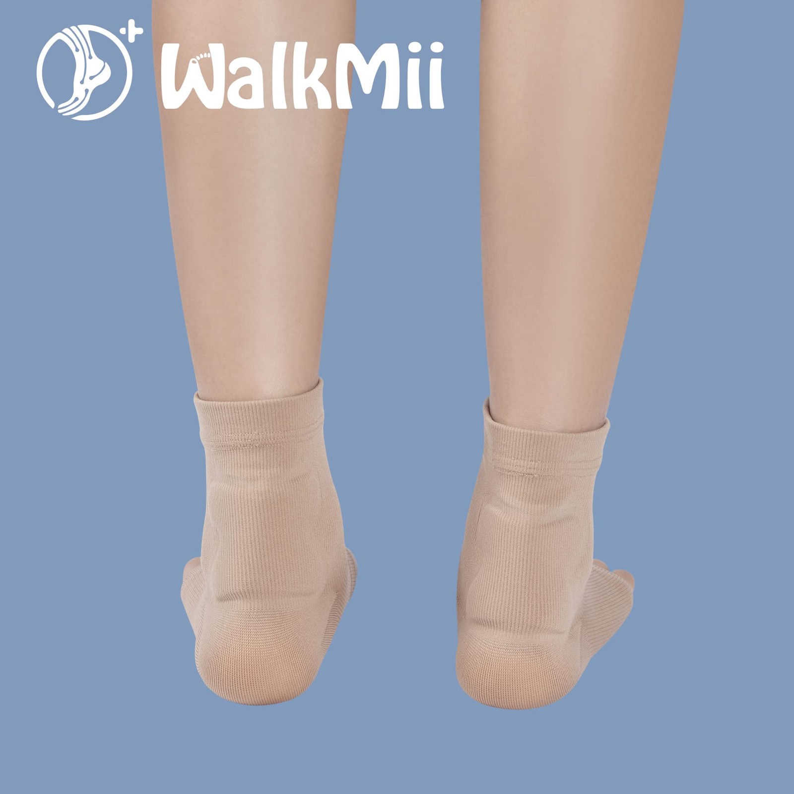 1 Pair Achilles Tendon Protector Compression Gel Cushion Padded Support SM