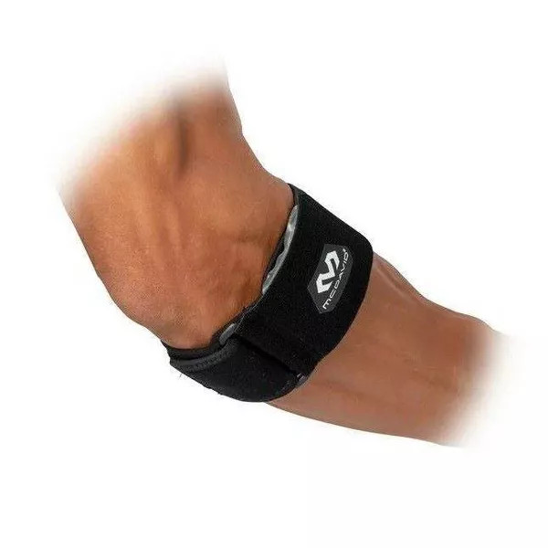 BLACK – MCDAVID SPORT TENNIS AND GOLF ELBOW STRAP: MUSCLE PAIN RELIEF, NYLON
