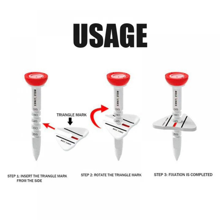 Adjustable Height Golf Tee Off with Greater Consistency & Shoot Better Scores