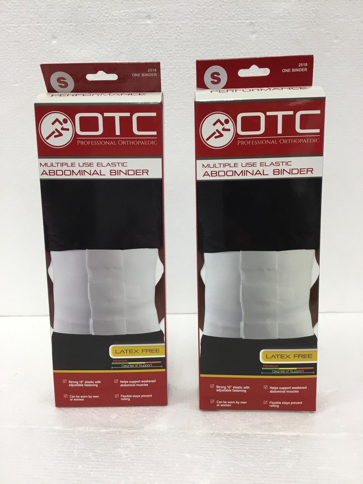 10x NEW OTC 2518 – 2518-S Abdominal Hernia Belt Small w/ Adjustable Fastening