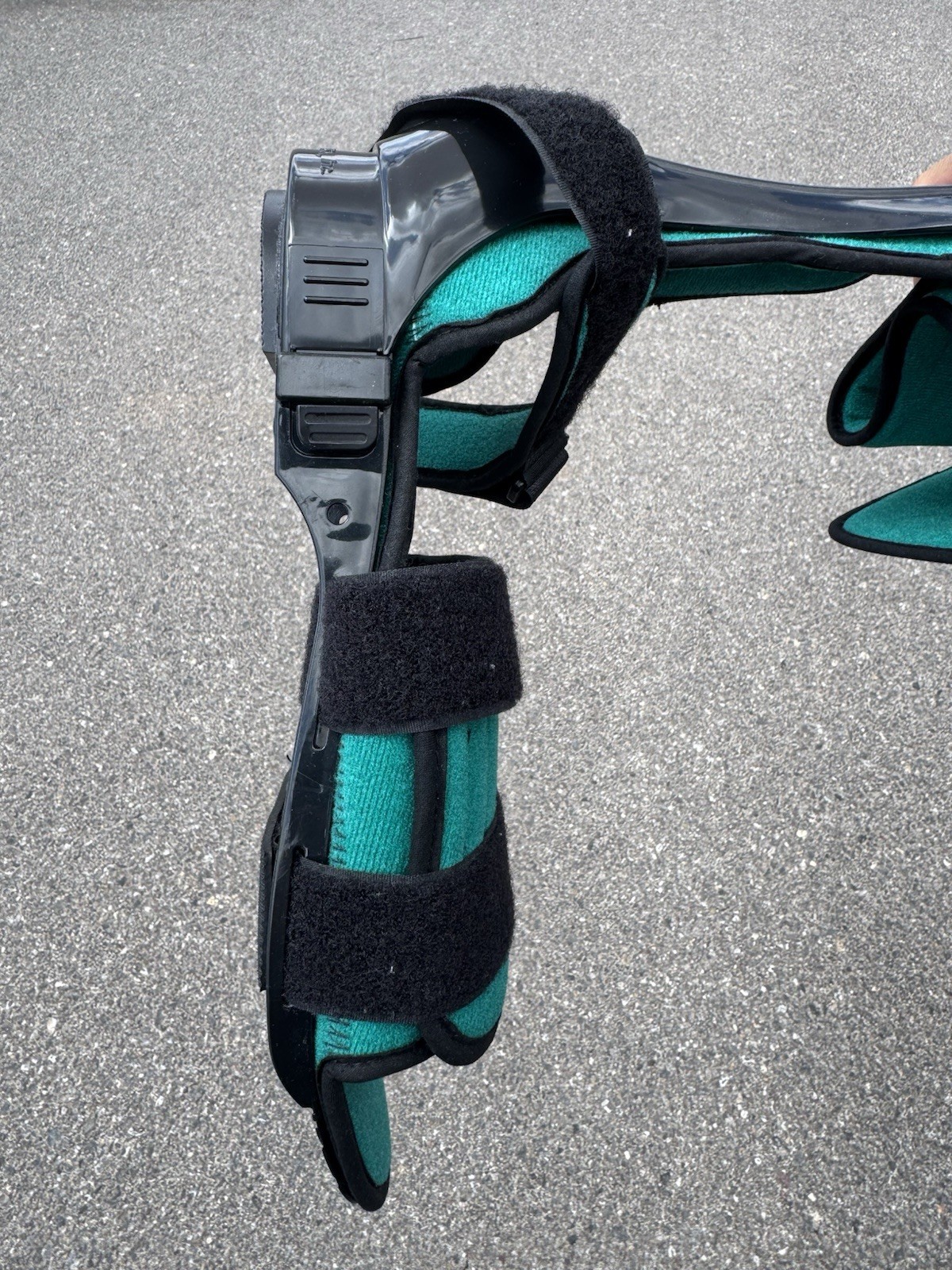 Adjustable Walking Boot Fracture Recovery Medical Orthopedic Brace Green Black