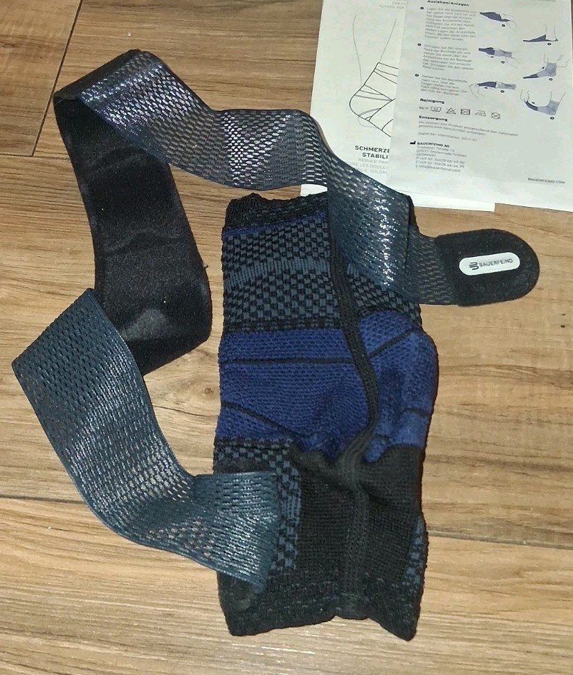 Bauerfeind Malleotrain S Compression Ankle Brace Right Black Stabilizer In Box