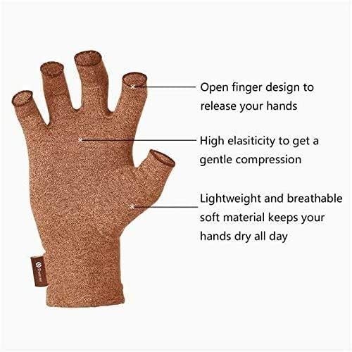Breathable Fingerless Compression Gloves for Arthritis & Carpal Tunnel Relief