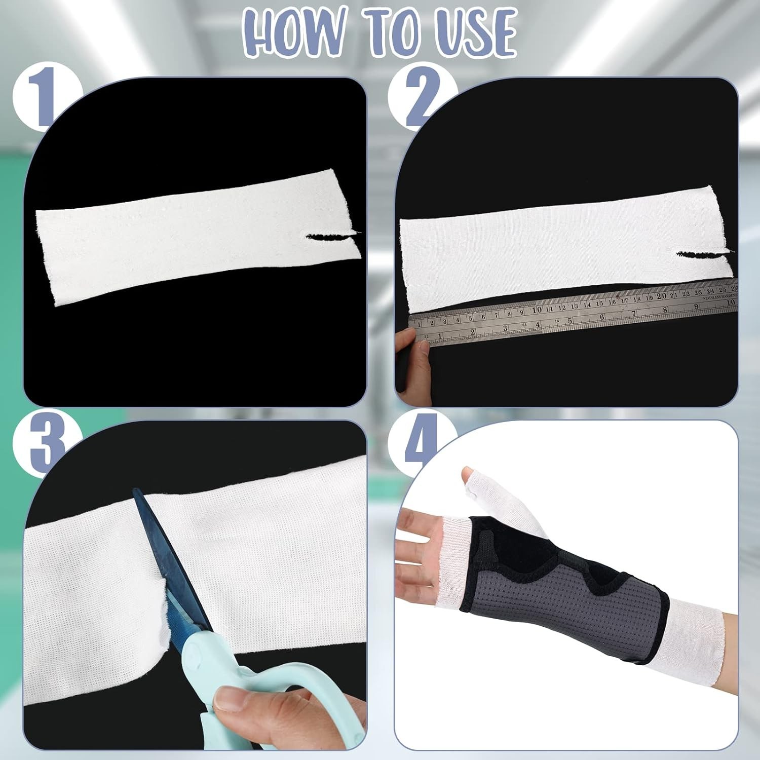 Tubular Stockinette Tubing Cotton Stockinette Wrap Use Elastic Arm Cast Cosplay