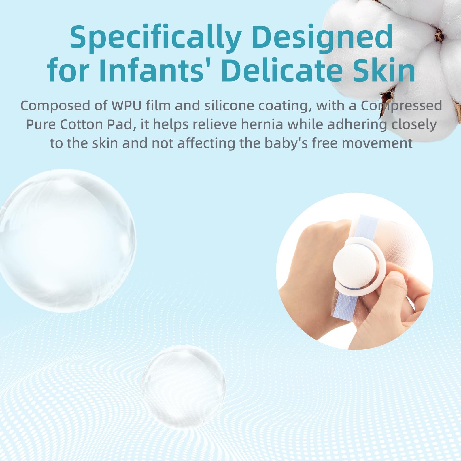 Baby Belly Button Patches, Infant Umbilical Hernia Belt Band Shaper, 10 Pcs |…