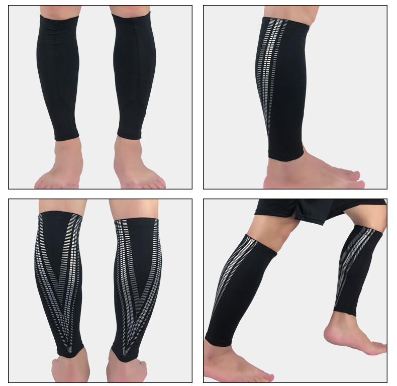 1PC New Running Leg Foot Support Brace Shin Sports Socks Compression Calf Sleeve