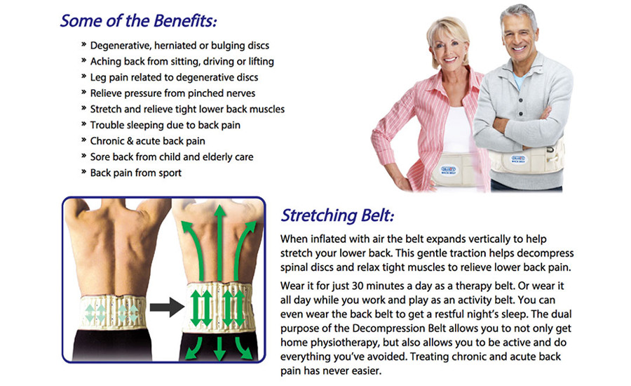 GENUINE Dr Ho’s 2-in-1 Back Relief Decompression Belt with Rigid Back Brace