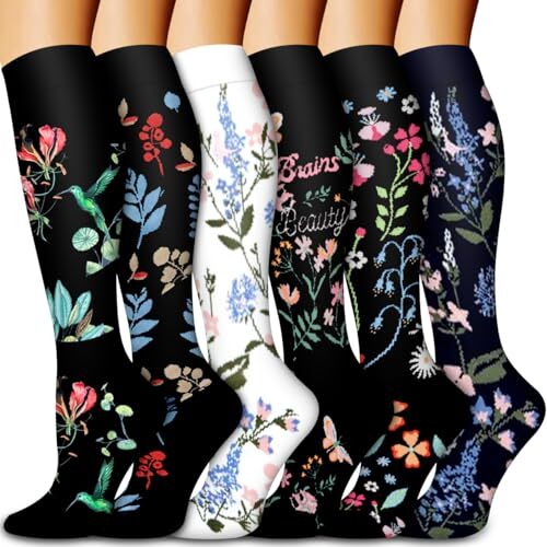 Bluemaple Copper Compression Socks For Women & Large-X-Large A-multicoloured20