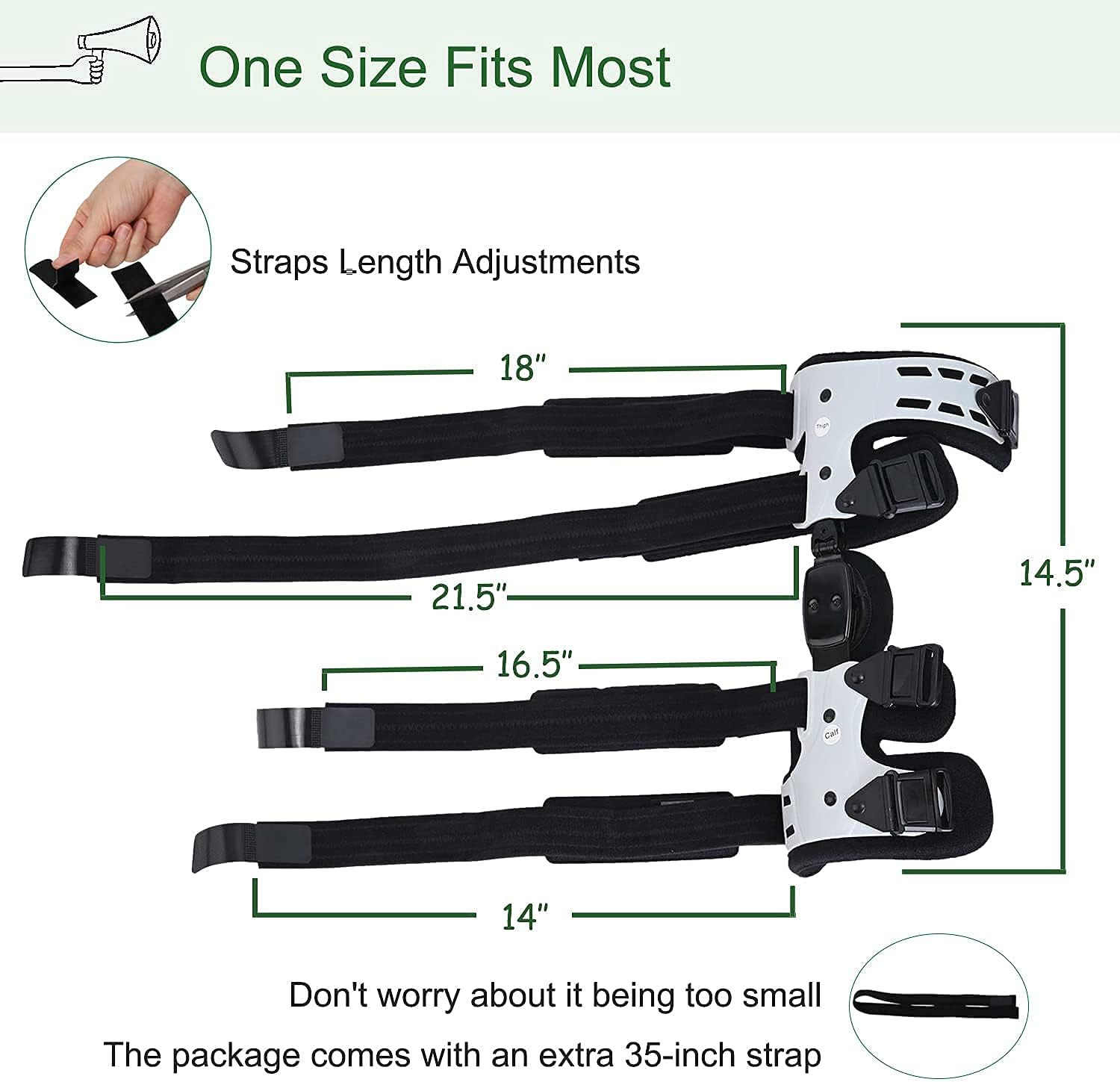 OA Unloader Knee Brace for Arthritis & Joint Pain Relief – Right Side Support