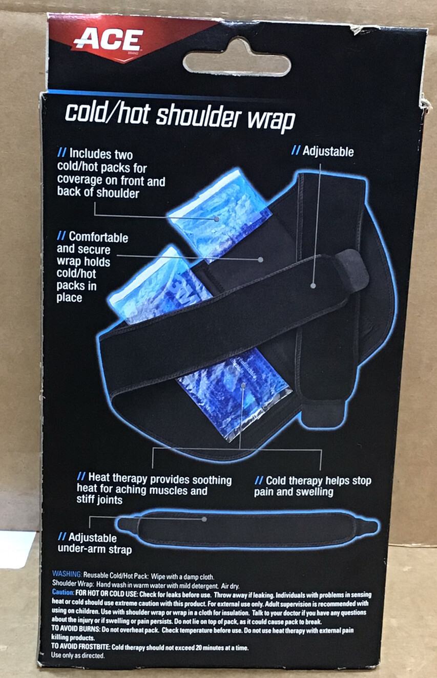 ACE Adjustable Reusable Shoulder Wrap Cold/Hot Therapy C22