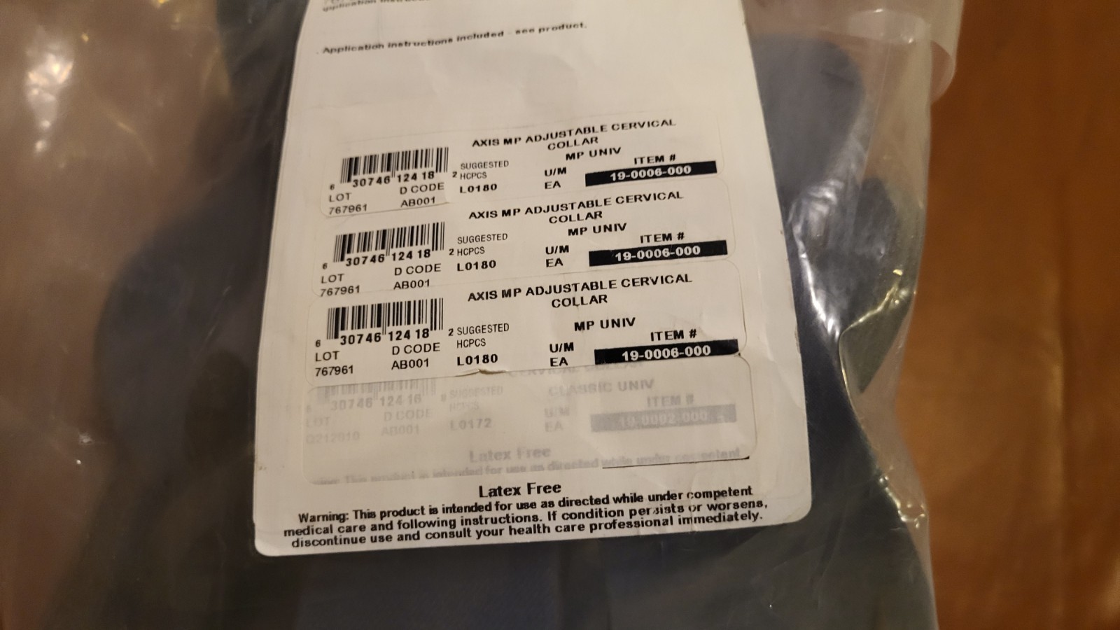COREFLEX Cervical Collar AXIS MP NEW SEALED!! ADJUSTABLE 19-0006-000