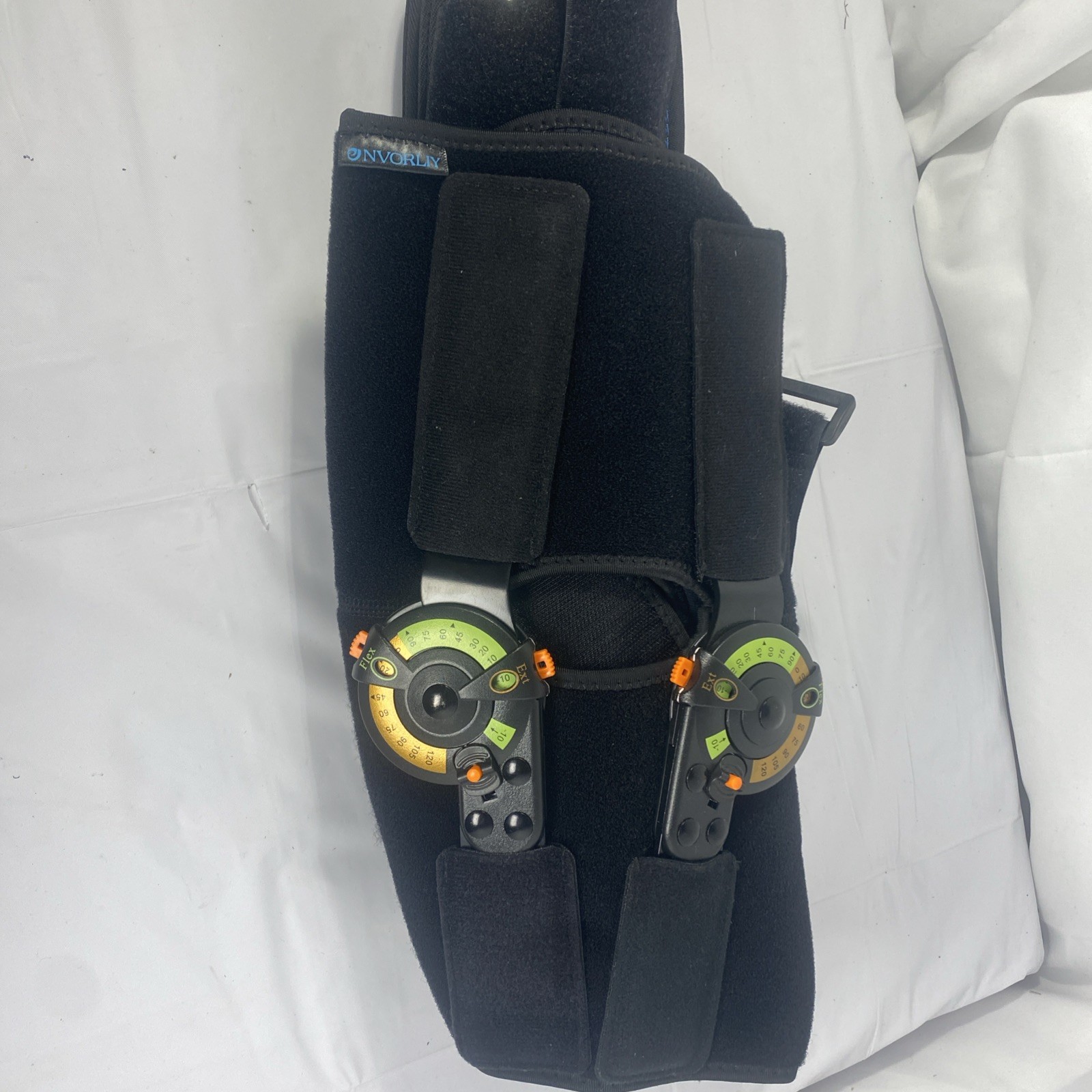 Hinged ROM Knee Brace with Side Stabilizers & Locking Dials Post Op Knee(Large )
