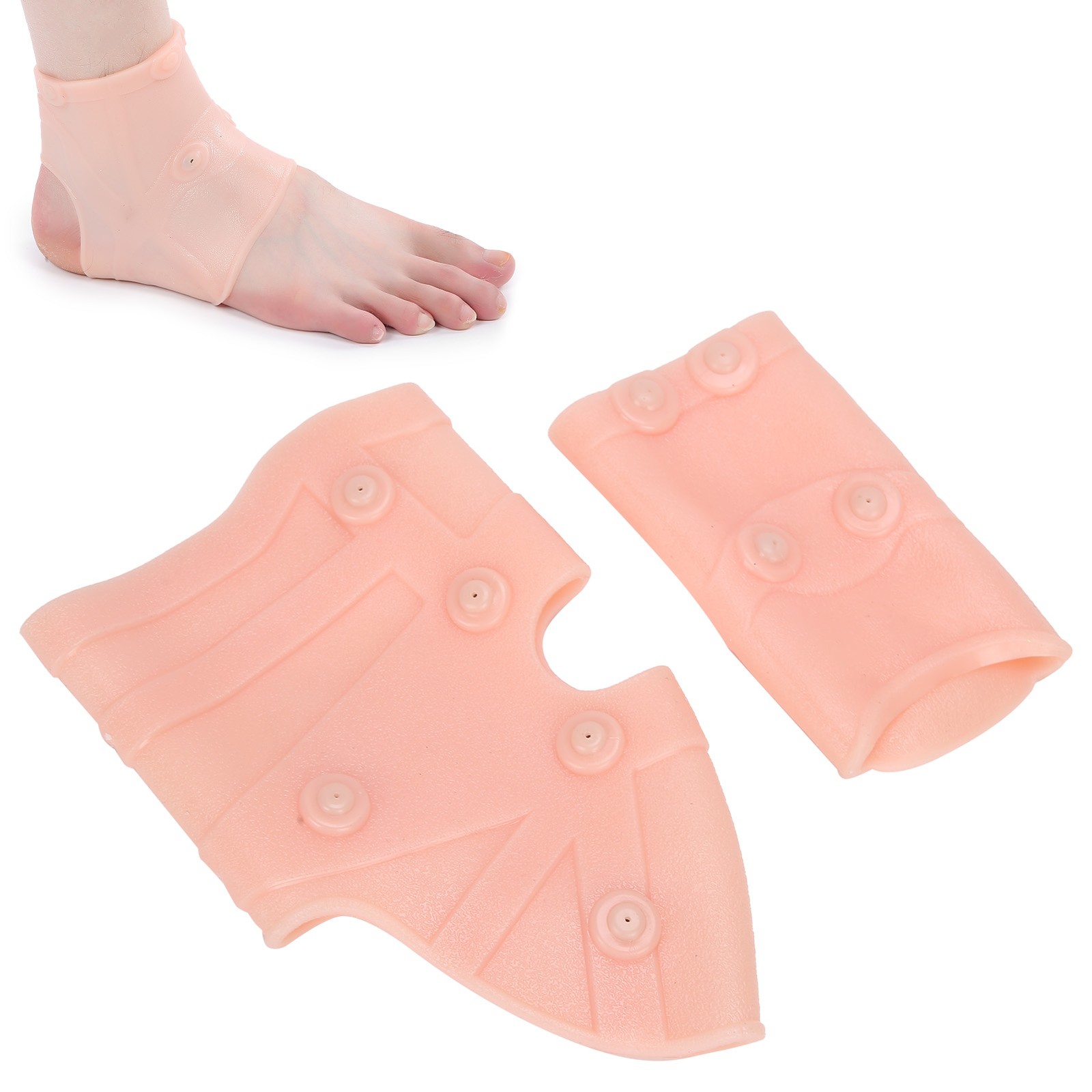 Magnetic Therapy Ankle Brace +Kneed Pads Protection Pain Relief AntiSlip Hea CHU