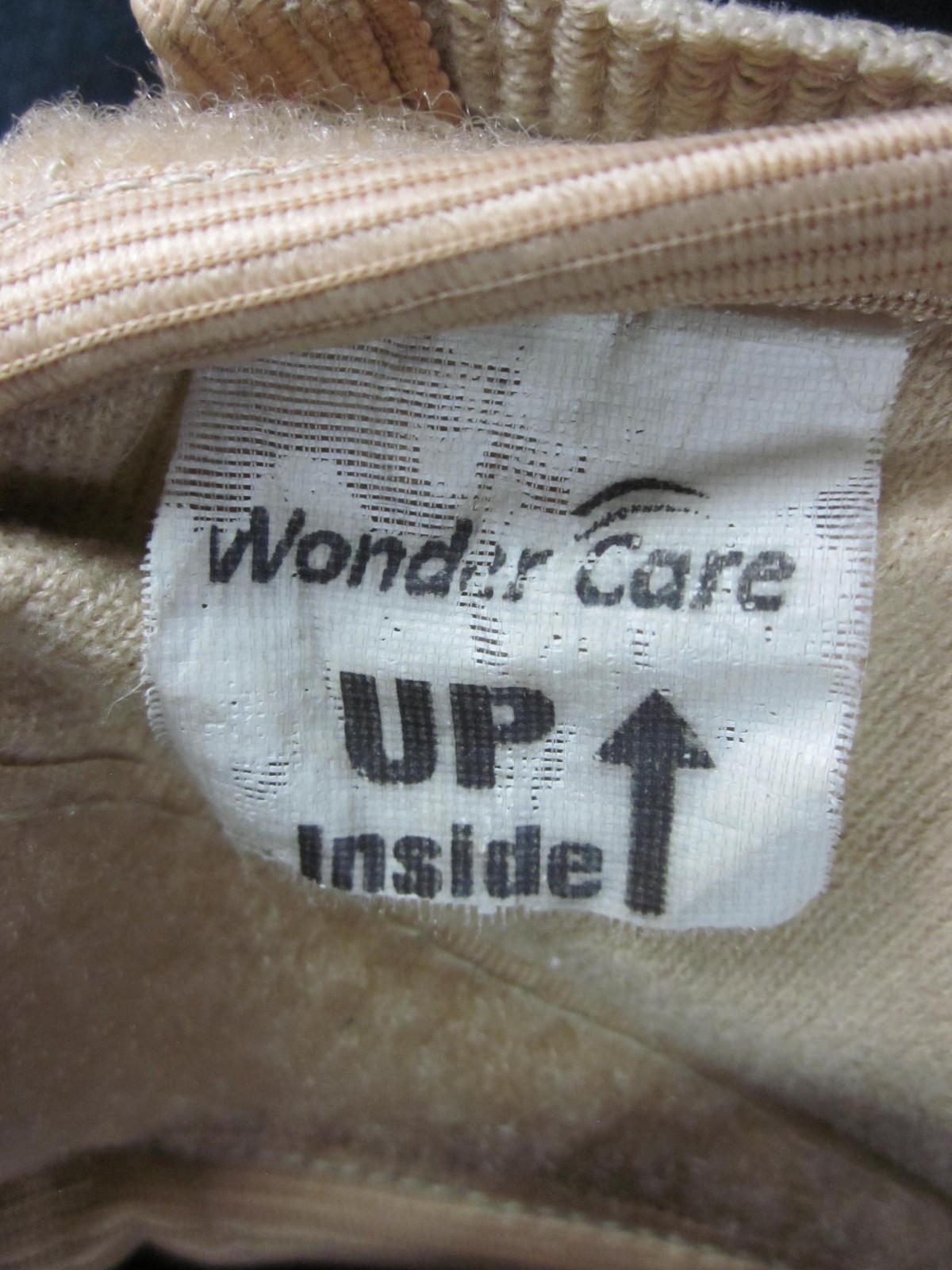 Hernia Belt Support Men Pre & Post Surgery Large Double Sided Wonder Care Tan
