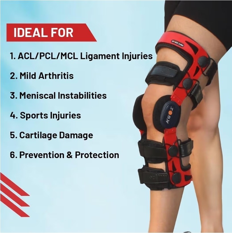 Knee Brace for Acl/Ligament/Sports Injuries/Arthritis (OA)Knee Joint Pain SIZE13