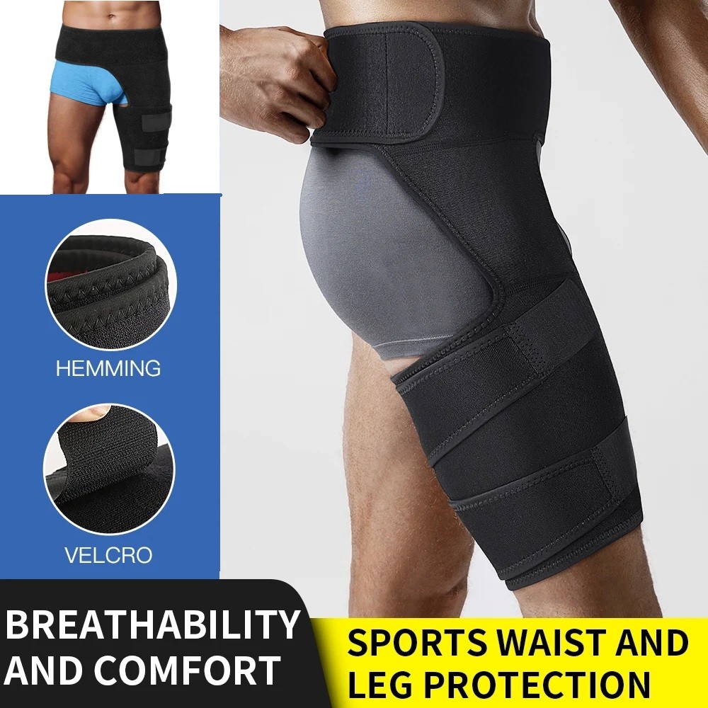 NEW Hip Brace Thigh Brace Adjustable Compression Sleeve for Neuralgia Relief USA
