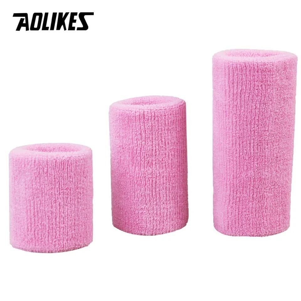 Aolikes 1pcs Wrist Brace Support Wrap Tennis Wristband Sport Sweatband for Gym B