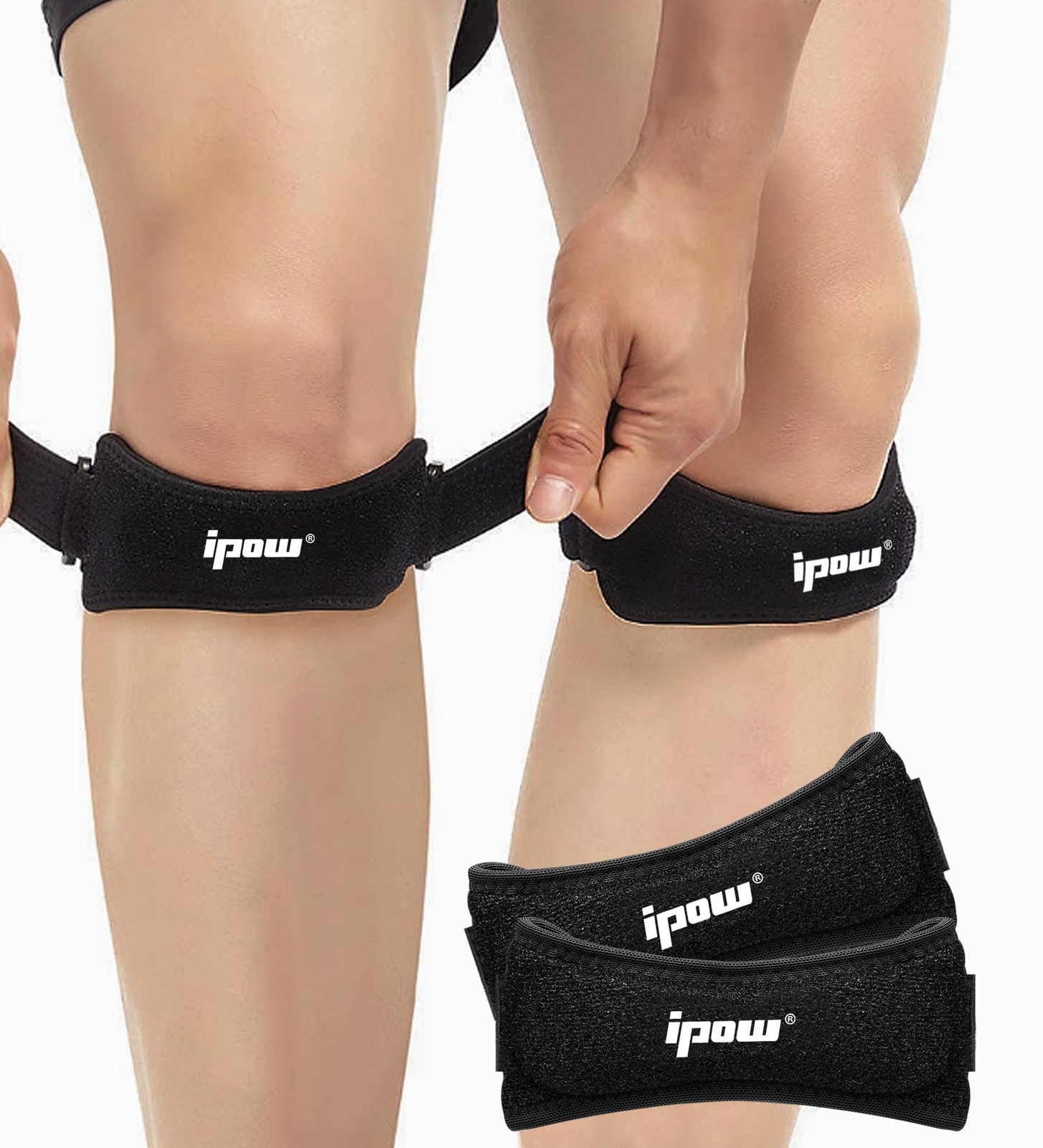 Patella Tendon Knee Strap 2 Pack Knee Pain Relief & Patella Stabilizer Knee