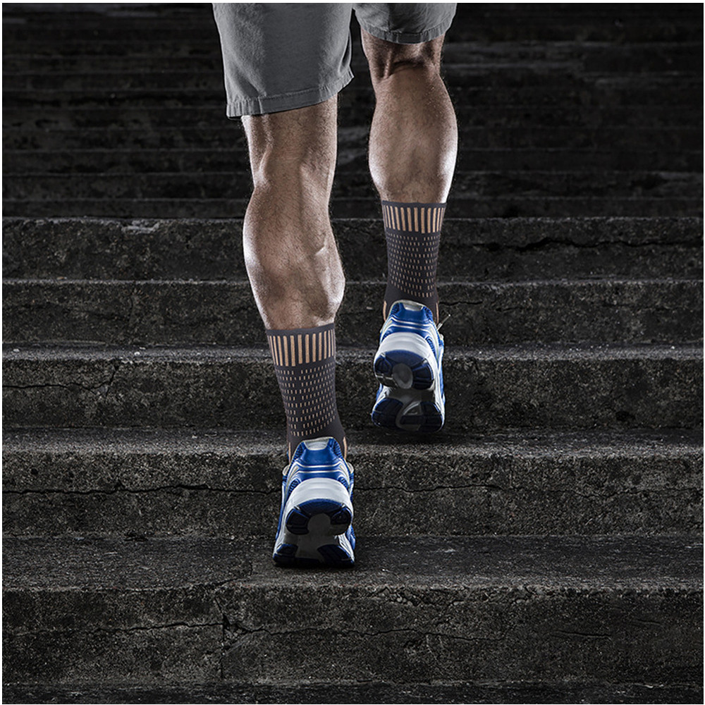 Copper Ankle Support Brace Stabilizer Compression Sleeve Socks Foot Pain Relief
