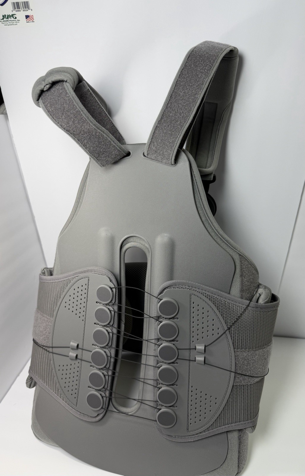 OrthoPrax TLSO 464 Spinal Stabilization Back Brace Size XL