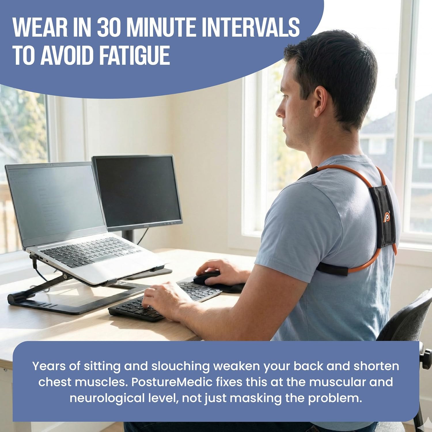 Posturemedic Dynamic Posture Corrector – Active Resistance Training System for U