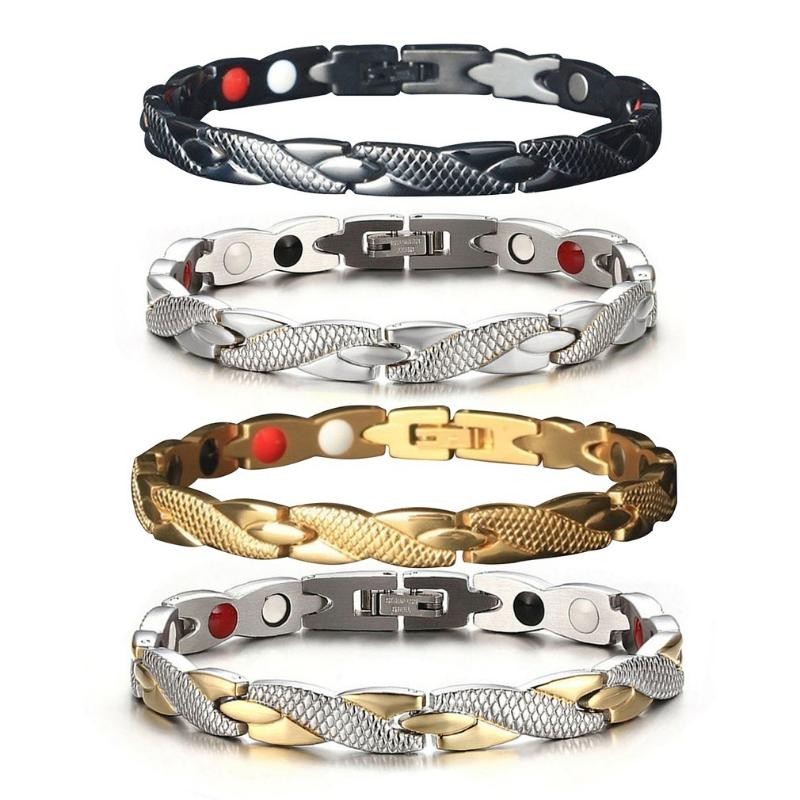 Healthy Bio Magnetic Bracelets for Women Men Therapy Bracelet Pain Relief