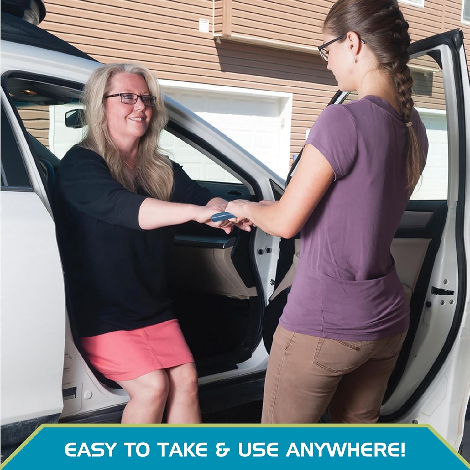 Portable Lift Aid Handle for Standing w/ Non-Slip & Comfortable Grip