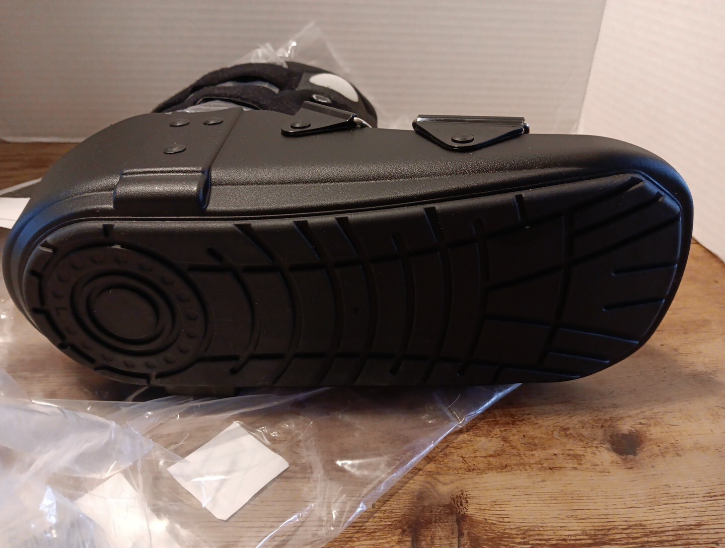 Medibot Walker Brace Fracture Boot Adult Unisex L Large Black Inflatable NEW
