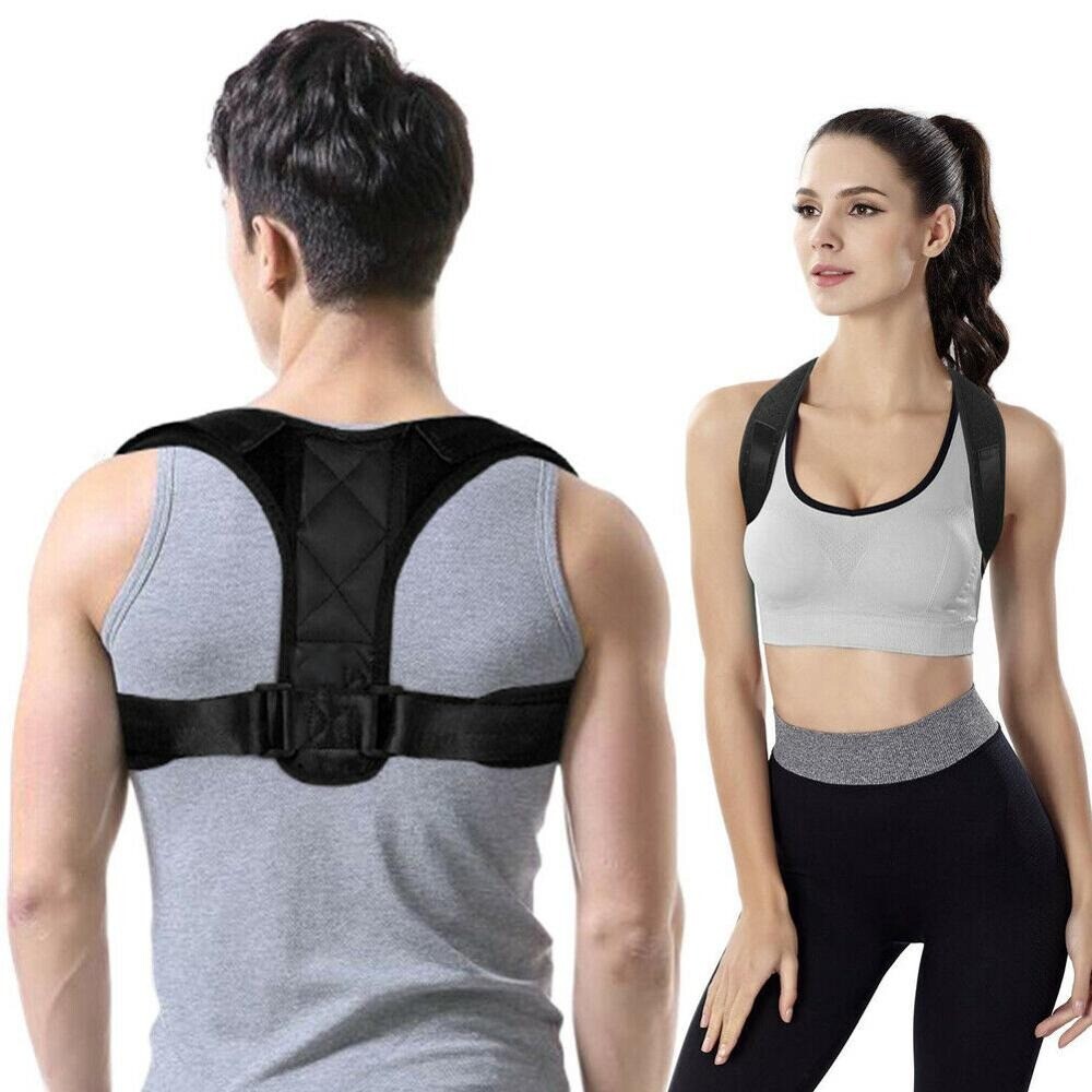 Back Posture Corrector Shoulder Straight Support Brace Belt Therapy Men Women bc