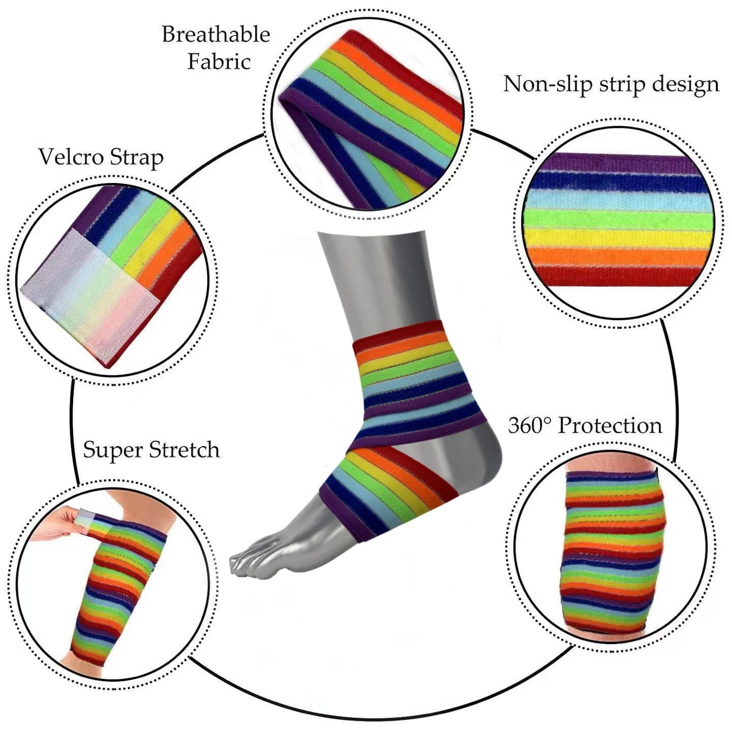 Adjustable Compression Ankle Support for Enhanced Comfort and Mobility in Sports